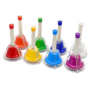 叮叮按搖鐘 八音/彩虹音鐘/兩用 按鐘 搖鐘 甩鐘 音鐘｜OF151｜兒童樂器 奧福教學｜