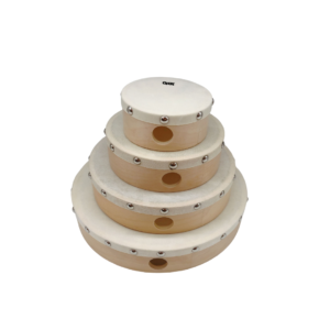 原木羊皮手拍鼓 附棒 /4吋/6吋/8吋/10吋｜奧福樂器 幼兒啟蒙