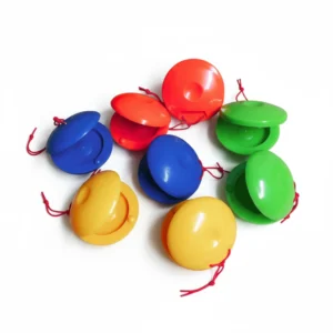 塑膠響板 藍色/綠色/橘色/黃色 四色可選｜奧福樂器 音樂啟蒙